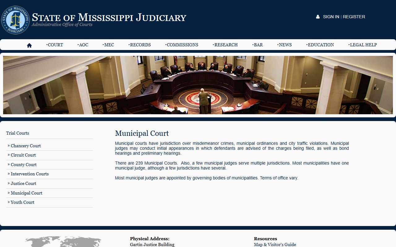 Bolivar County court records Municipal Court overview
