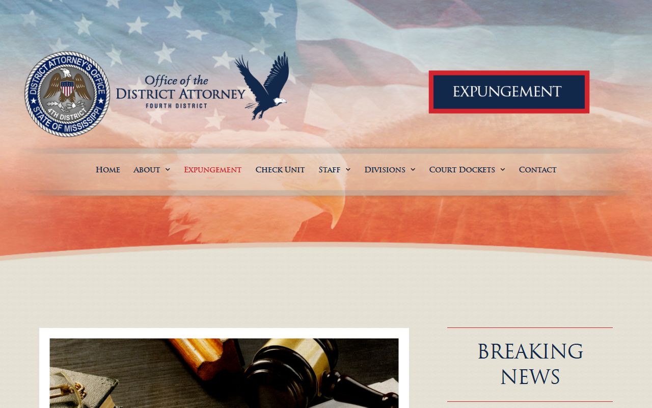Bolivar County criminal court records expungement eligibility resource
