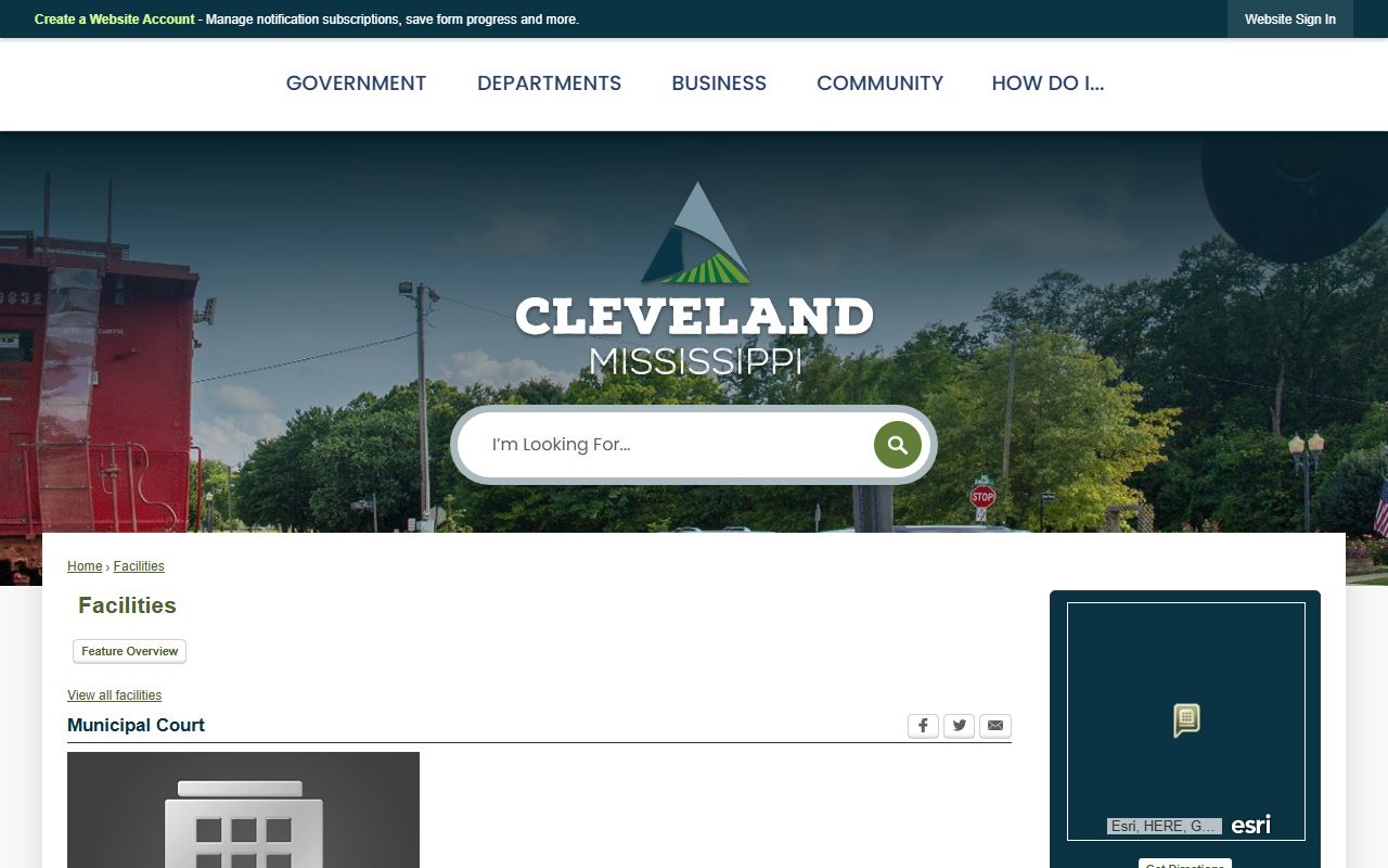 Bolivar County traffic court records at the Cleveland Municipal Court